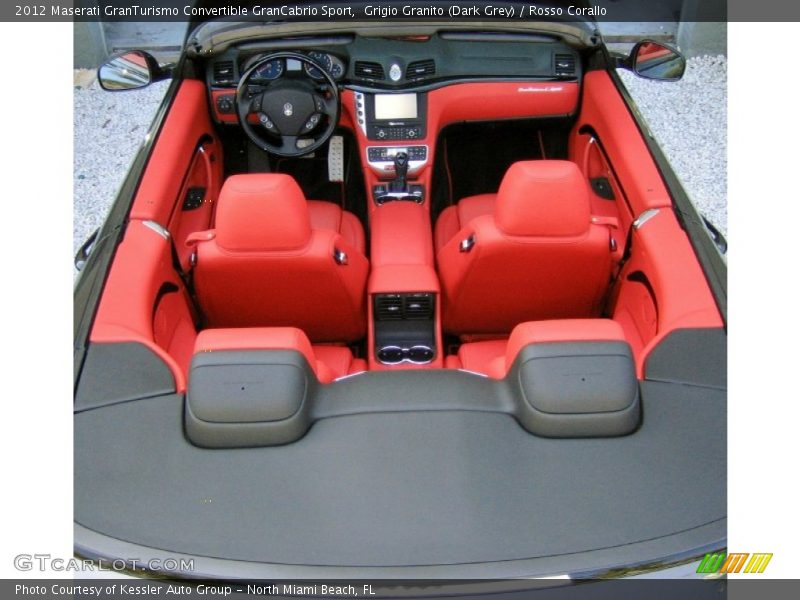  2012 GranTurismo Convertible GranCabrio Sport Rosso Corallo Interior