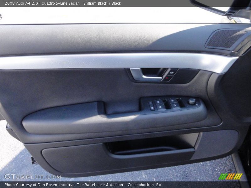 Brilliant Black / Black 2008 Audi A4 2.0T quattro S-Line Sedan