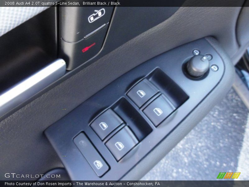 Brilliant Black / Black 2008 Audi A4 2.0T quattro S-Line Sedan