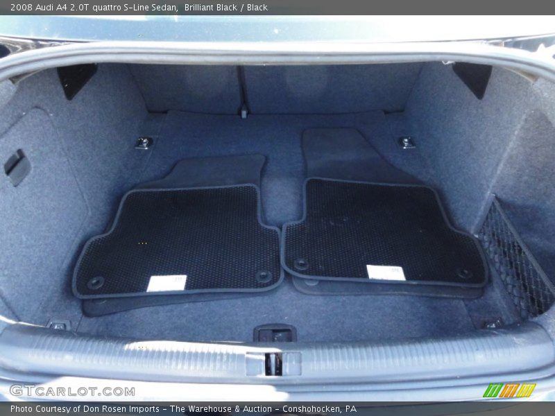 Brilliant Black / Black 2008 Audi A4 2.0T quattro S-Line Sedan