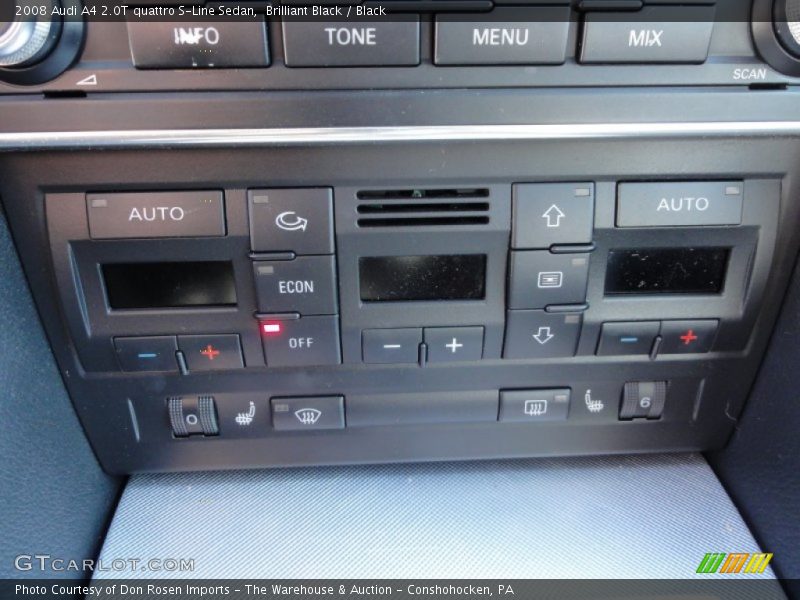 Brilliant Black / Black 2008 Audi A4 2.0T quattro S-Line Sedan