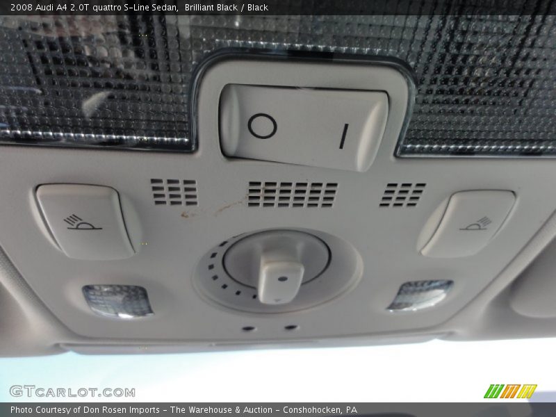 Brilliant Black / Black 2008 Audi A4 2.0T quattro S-Line Sedan