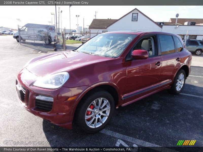 GTS Red / Stone/Steel Grey 2008 Porsche Cayenne GTS