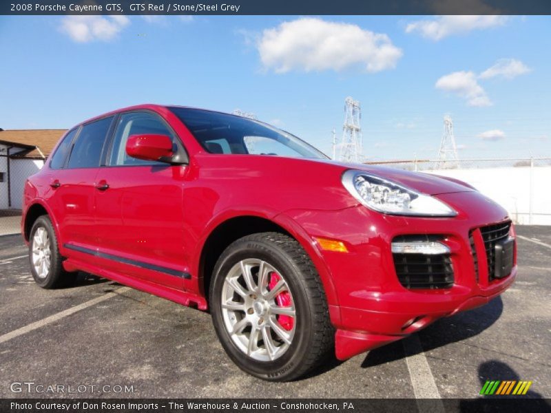 GTS Red / Stone/Steel Grey 2008 Porsche Cayenne GTS