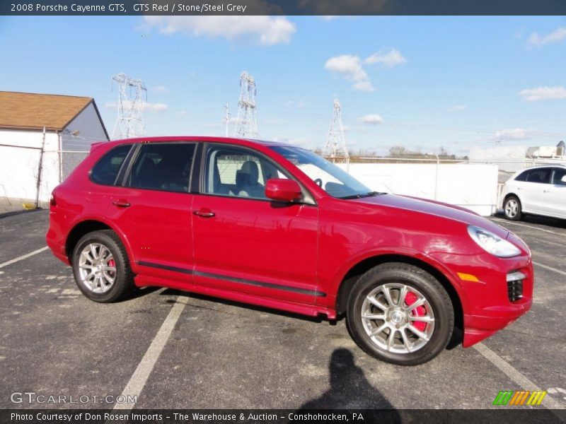 GTS Red / Stone/Steel Grey 2008 Porsche Cayenne GTS