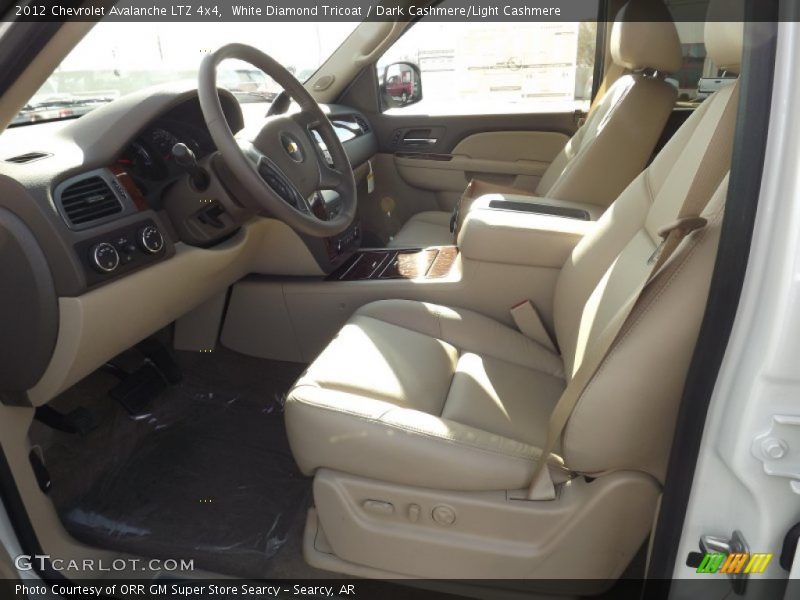 White Diamond Tricoat / Dark Cashmere/Light Cashmere 2012 Chevrolet Avalanche LTZ 4x4