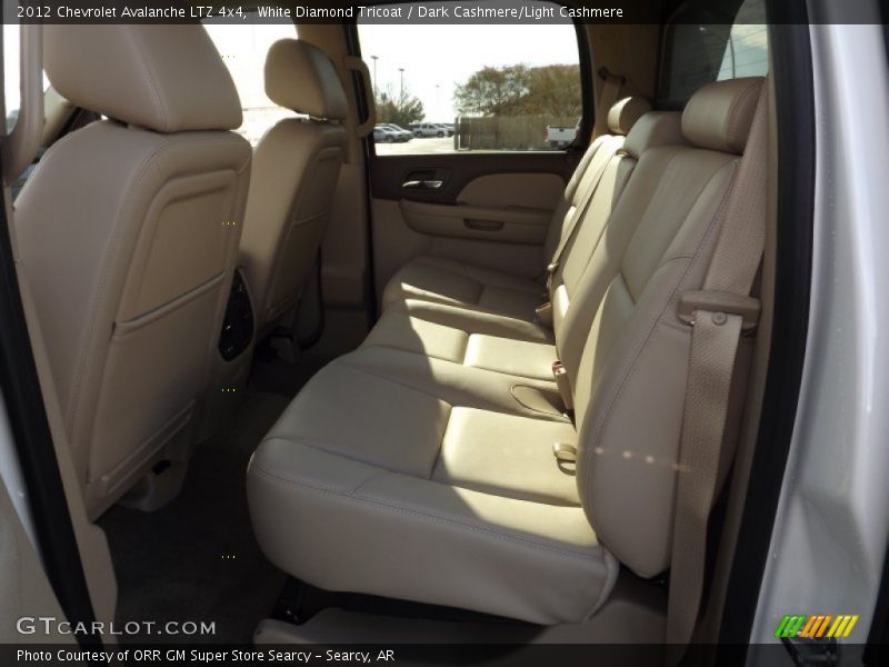 White Diamond Tricoat / Dark Cashmere/Light Cashmere 2012 Chevrolet Avalanche LTZ 4x4