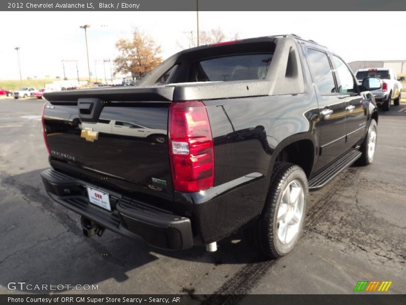 Black / Ebony 2012 Chevrolet Avalanche LS