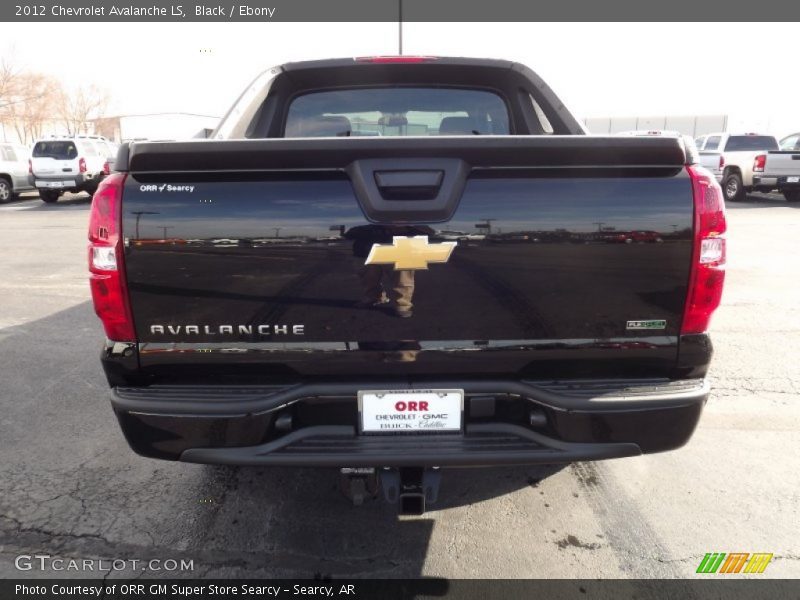 Black / Ebony 2012 Chevrolet Avalanche LS