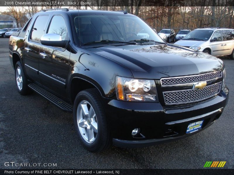 Black / Ebony 2008 Chevrolet Avalanche LTZ 4x4