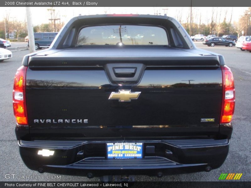 Black / Ebony 2008 Chevrolet Avalanche LTZ 4x4