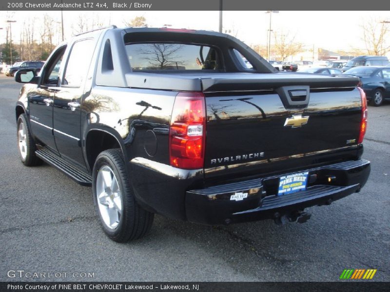 Black / Ebony 2008 Chevrolet Avalanche LTZ 4x4