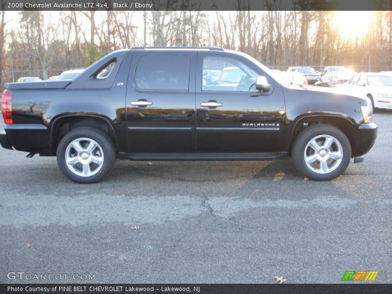 Black / Ebony 2008 Chevrolet Avalanche LTZ 4x4