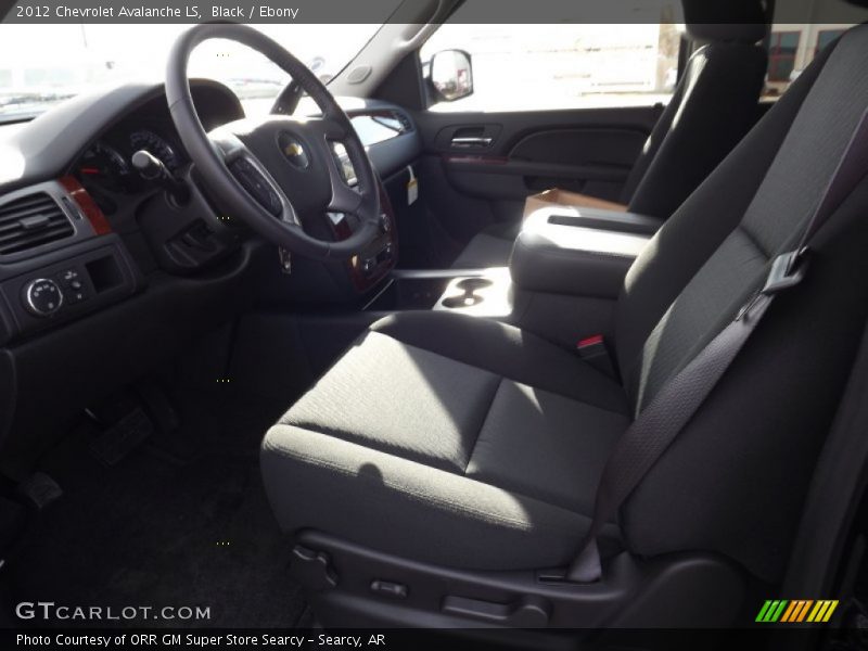 Black / Ebony 2012 Chevrolet Avalanche LS