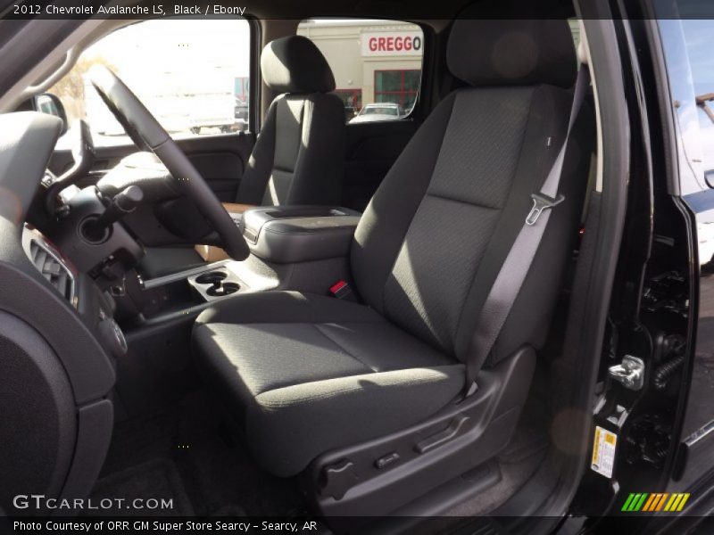 Black / Ebony 2012 Chevrolet Avalanche LS