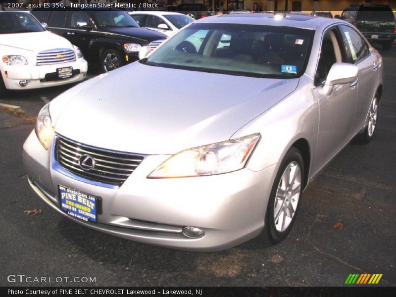 Tungsten Silver Metallic / Black 2007 Lexus ES 350
