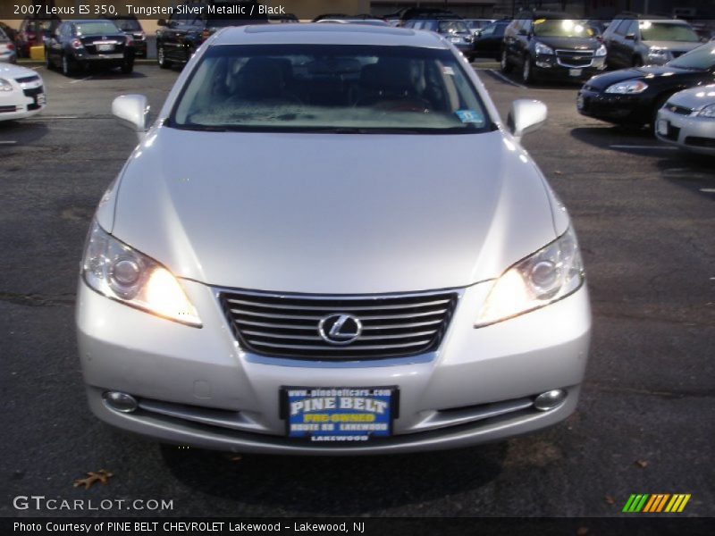 Tungsten Silver Metallic / Black 2007 Lexus ES 350