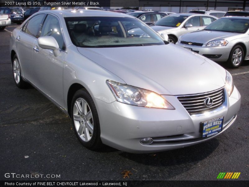 Tungsten Silver Metallic / Black 2007 Lexus ES 350