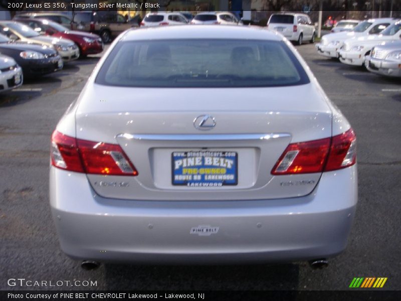 Tungsten Silver Metallic / Black 2007 Lexus ES 350