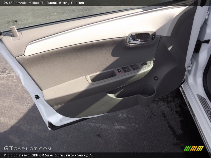 Summit White / Titanium 2012 Chevrolet Malibu LT