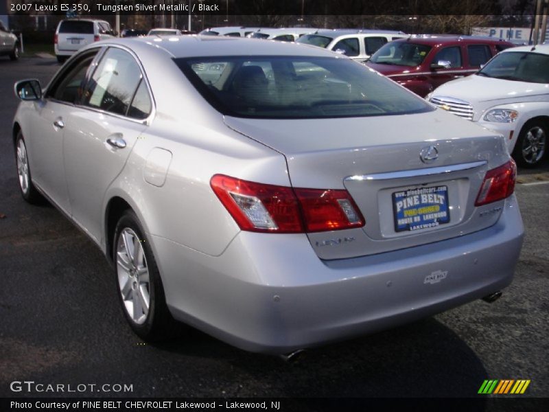 Tungsten Silver Metallic / Black 2007 Lexus ES 350