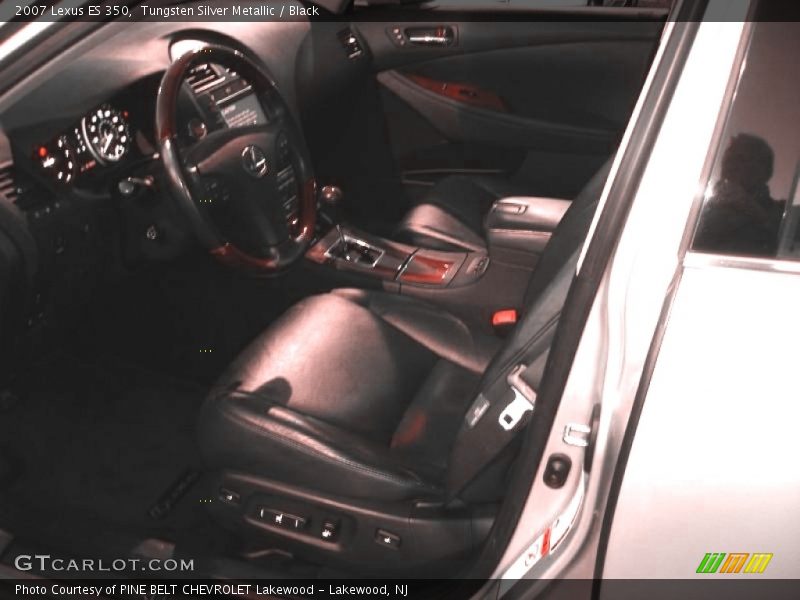 Tungsten Silver Metallic / Black 2007 Lexus ES 350