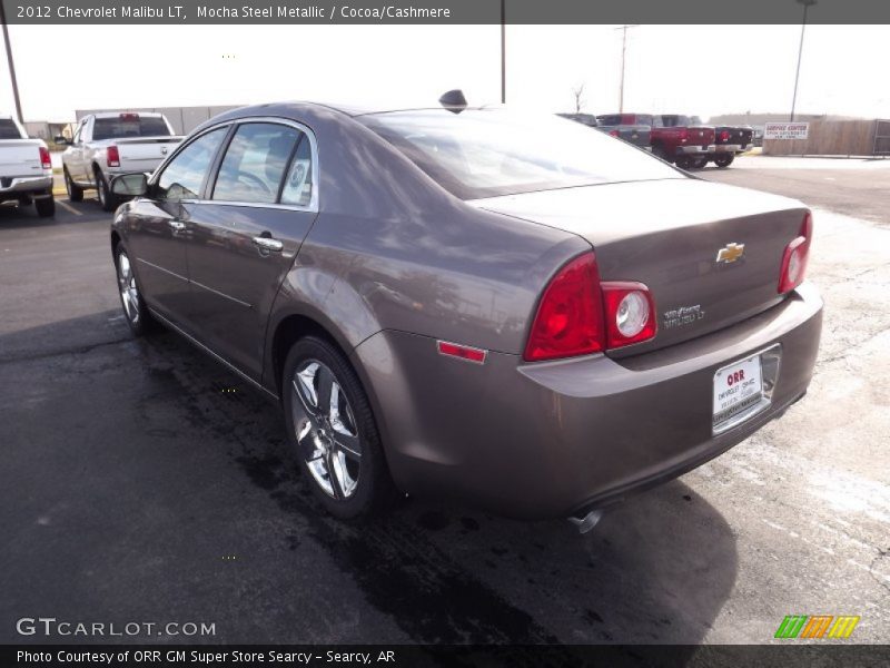 Mocha Steel Metallic / Cocoa/Cashmere 2012 Chevrolet Malibu LT