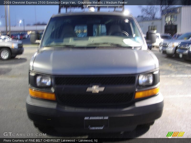 Graystone Metallic / Medium Pewter 2009 Chevrolet Express 2500 Extended Cargo Van