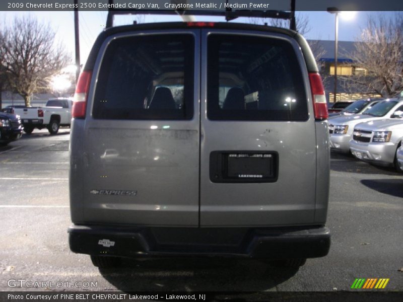 Graystone Metallic / Medium Pewter 2009 Chevrolet Express 2500 Extended Cargo Van
