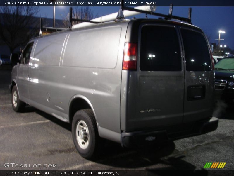 Graystone Metallic / Medium Pewter 2009 Chevrolet Express 2500 Extended Cargo Van