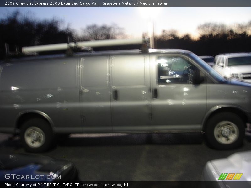Graystone Metallic / Medium Pewter 2009 Chevrolet Express 2500 Extended Cargo Van
