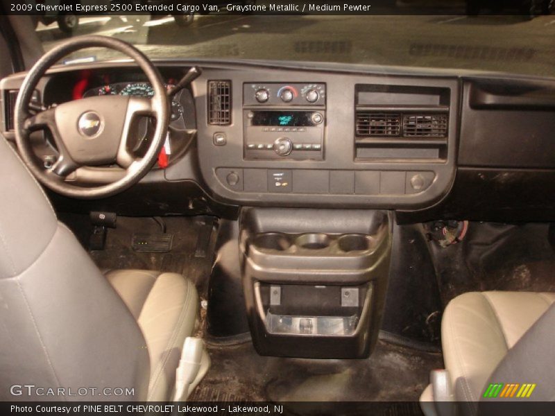 Graystone Metallic / Medium Pewter 2009 Chevrolet Express 2500 Extended Cargo Van