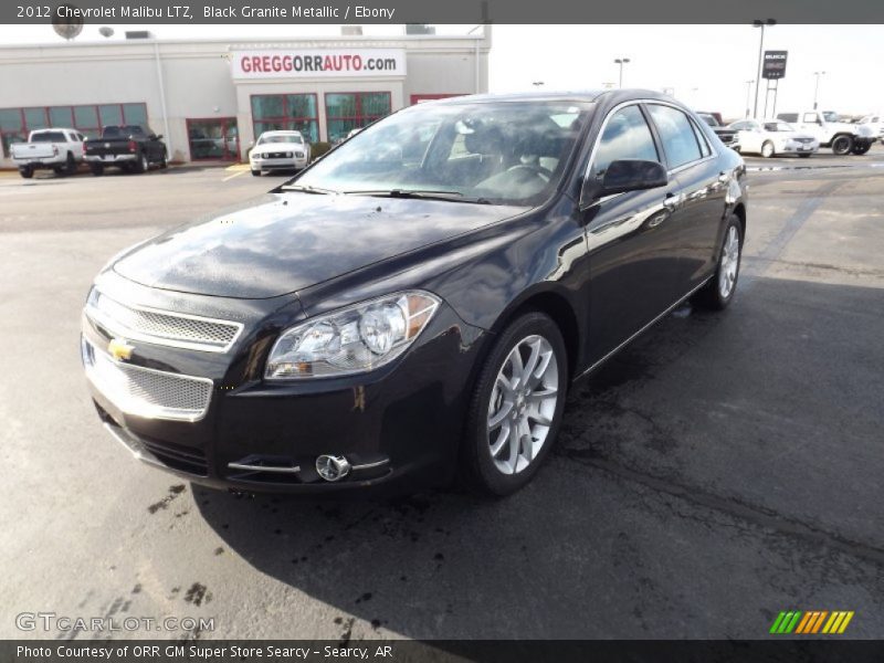 Black Granite Metallic / Ebony 2012 Chevrolet Malibu LTZ