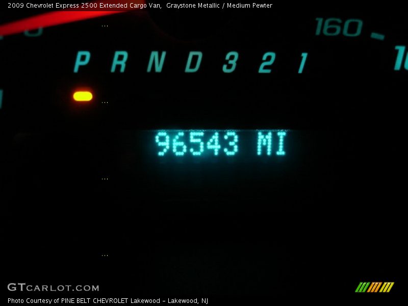 Graystone Metallic / Medium Pewter 2009 Chevrolet Express 2500 Extended Cargo Van