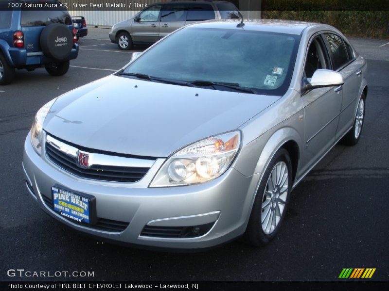 Silver Pearl Metallic / Black 2007 Saturn Aura XR