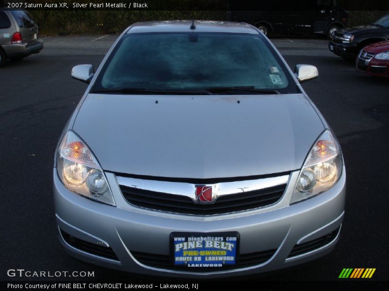 Silver Pearl Metallic / Black 2007 Saturn Aura XR