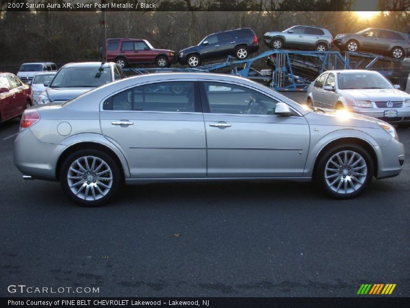 Silver Pearl Metallic / Black 2007 Saturn Aura XR