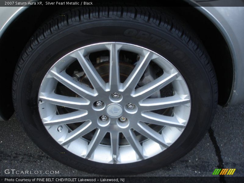 Silver Pearl Metallic / Black 2007 Saturn Aura XR