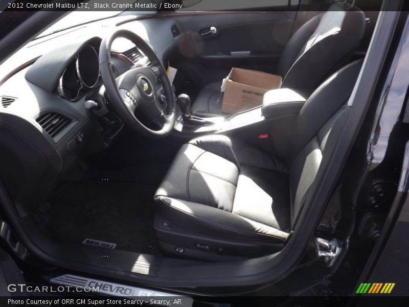 Black Granite Metallic / Ebony 2012 Chevrolet Malibu LTZ