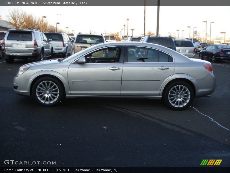 Silver Pearl Metallic / Black 2007 Saturn Aura XR