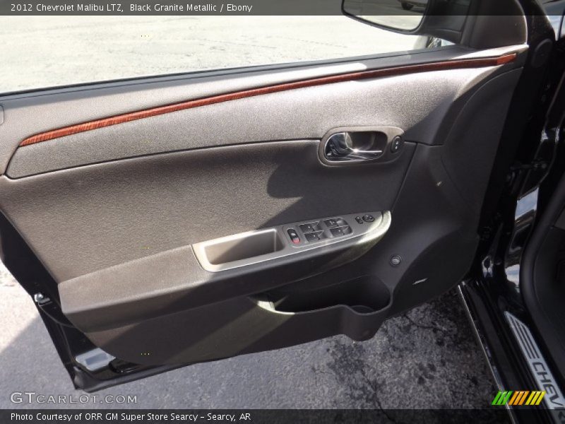 Black Granite Metallic / Ebony 2012 Chevrolet Malibu LTZ