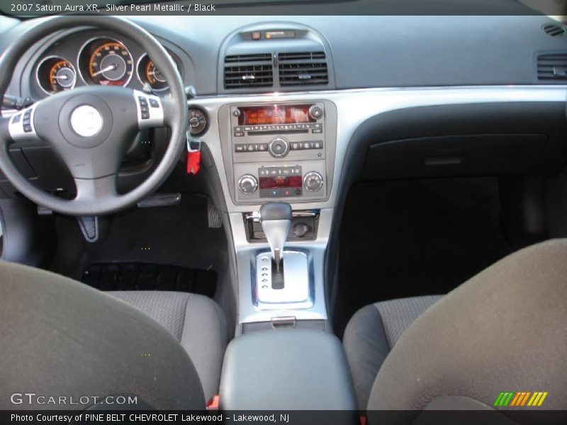 Silver Pearl Metallic / Black 2007 Saturn Aura XR