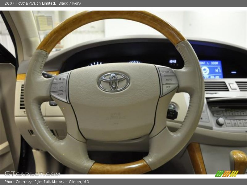 Black / Ivory 2007 Toyota Avalon Limited