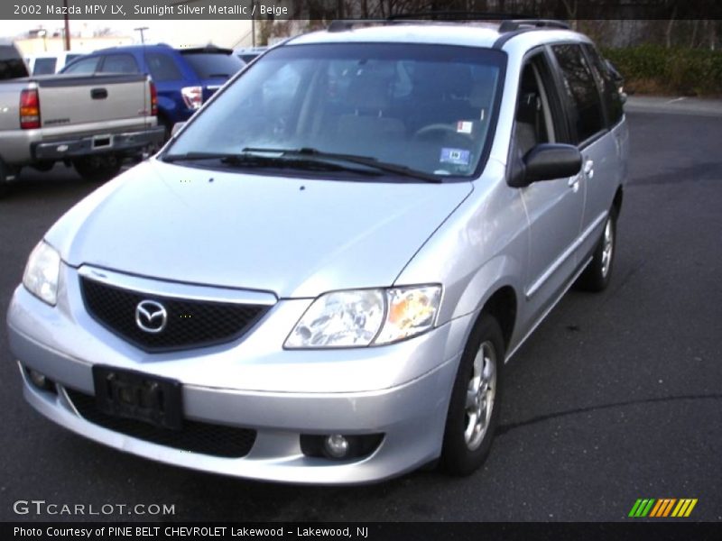 Sunlight Silver Metallic / Beige 2002 Mazda MPV LX