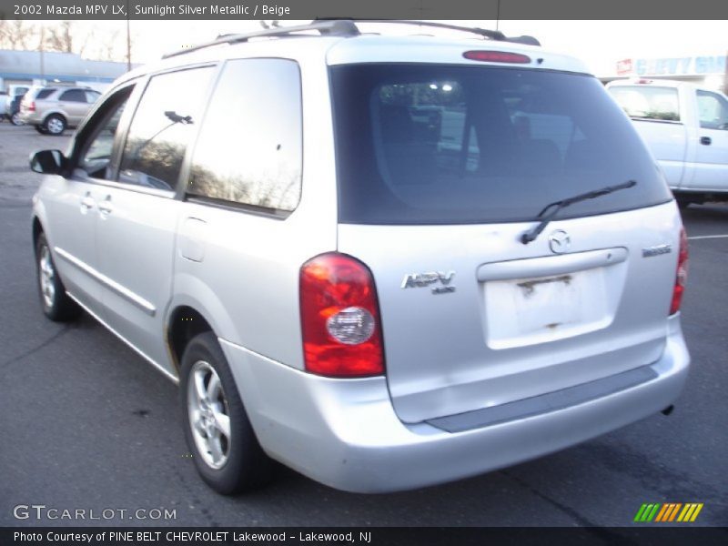 Sunlight Silver Metallic / Beige 2002 Mazda MPV LX
