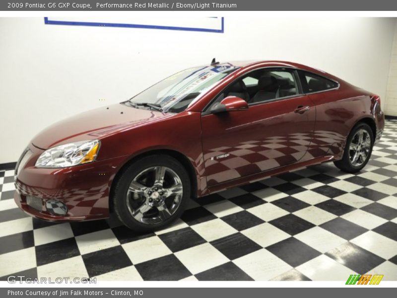 Performance Red Metallic / Ebony/Light Titanium 2009 Pontiac G6 GXP Coupe