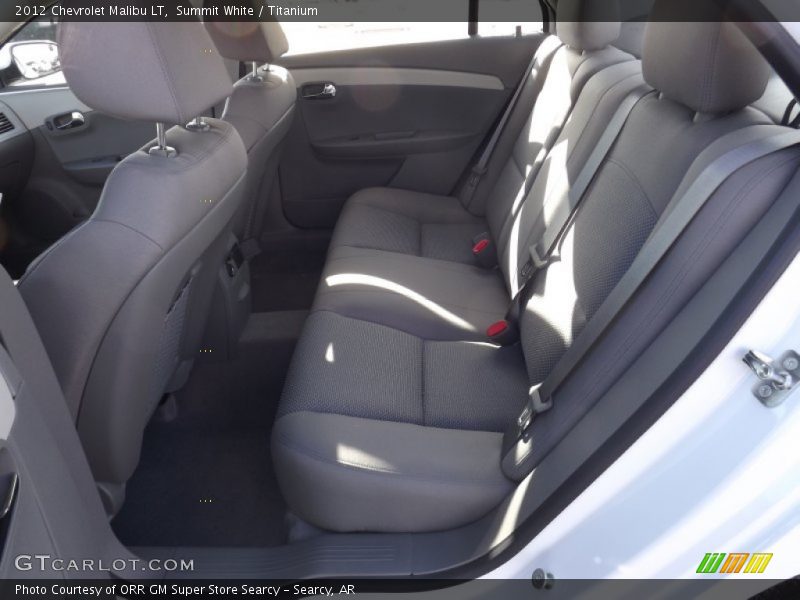 Summit White / Titanium 2012 Chevrolet Malibu LT