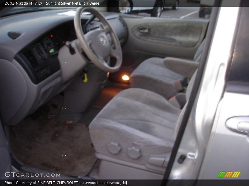 Sunlight Silver Metallic / Beige 2002 Mazda MPV LX