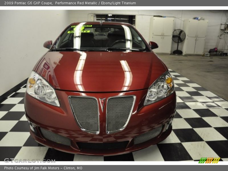 Performance Red Metallic / Ebony/Light Titanium 2009 Pontiac G6 GXP Coupe