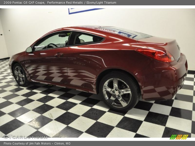 Performance Red Metallic / Ebony/Light Titanium 2009 Pontiac G6 GXP Coupe